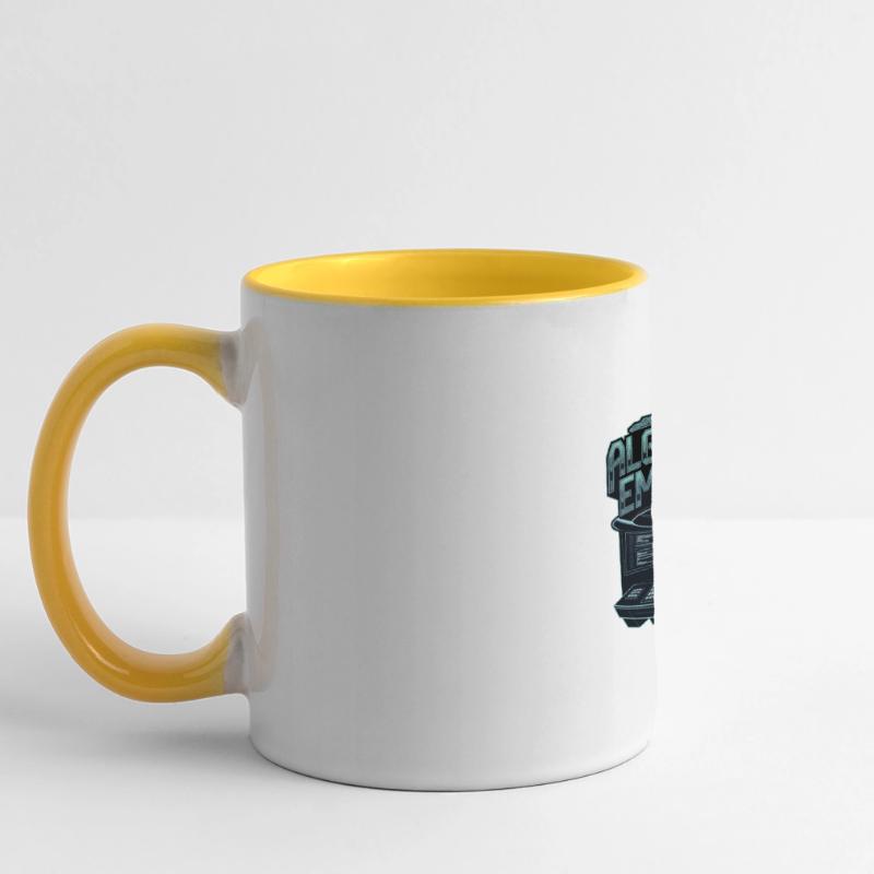 Algorithm Emperor Cyber King Tech Artwork Panoramic Mug