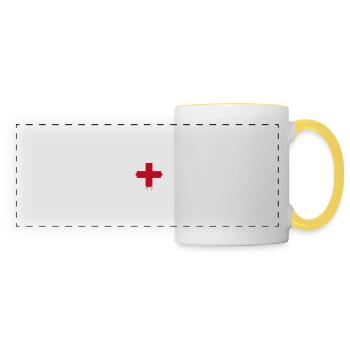 England - My country - My home - Panoramic Mug - white/yellow - Front