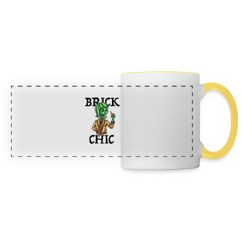 BRIC Chic - Mug panoramique contrasté et blanc - blanc/jaune - Devant