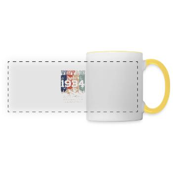 Legendary 1934 vintage - Panoramic Mug - white/yellow - Front