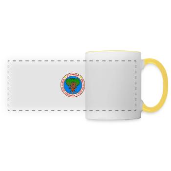 Go Outside Worst Case Scenario A Bear Kills You - Panoramic Mug - white/yellow - Front