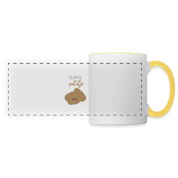 Baby fries - Panoramic Mug - white/yellow - Front