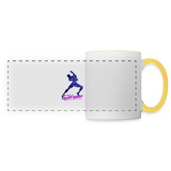Killer Queen Outrun - Panoramic Mug - white/yellow - Front