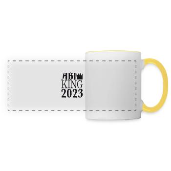 Abi Gift - Panoramic Mug - white/yellow - Front
