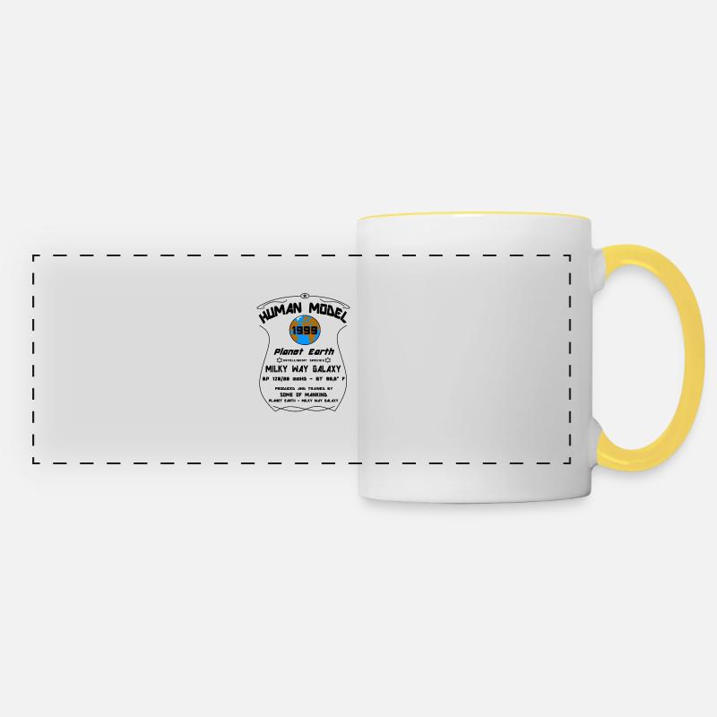 1999 - Panoramic Mug - white/yellow