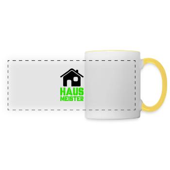Caretaker 1 - Panoramic Mug - white/yellow - Front