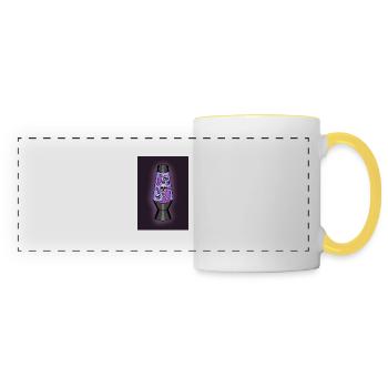 Lava lamp - Panoramic Mug - white/yellow - Front