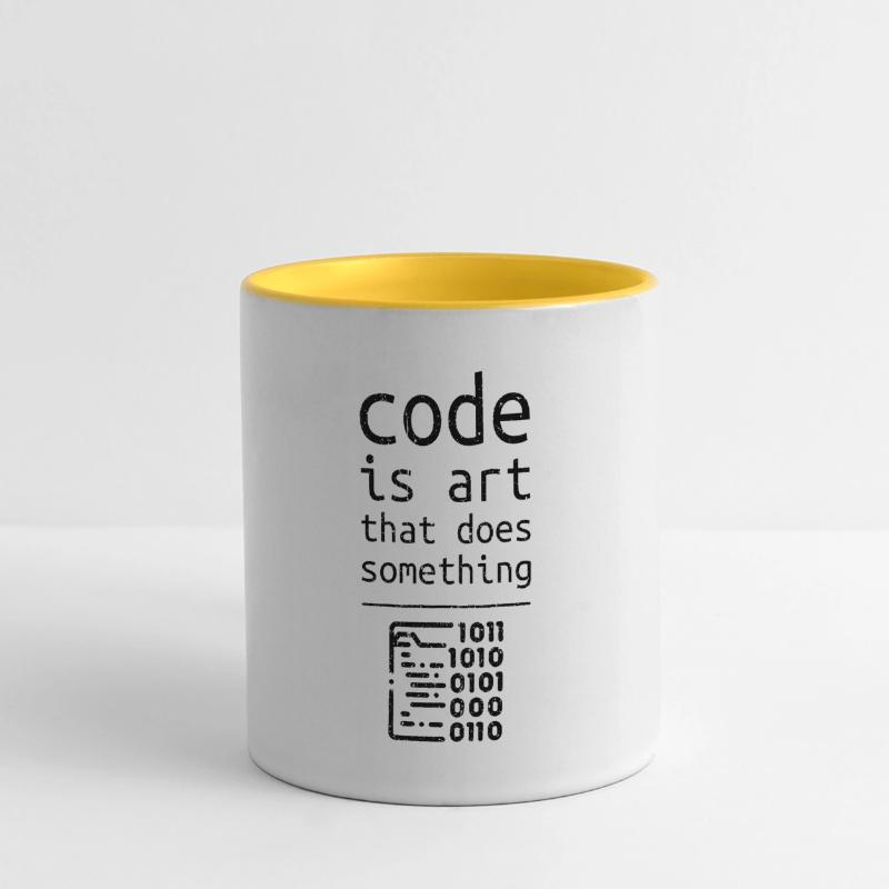 Code Coder Entwickler Programmierer Geschenk Panoramatasse