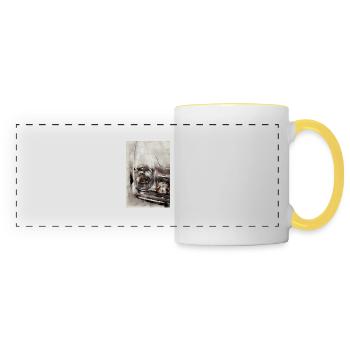 Pagoda 280 SL W113 - Panoramic Mug - white/yellow - Front