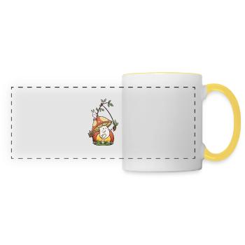 Mushroom - Panoramic Mug - white/yellow - Front