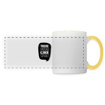 Christmas Carols - Panoramic Mug - white/yellow - Front