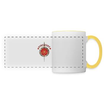 YORKSHIRE ROMANCE VIBES - MEDIEVAL NORTHERN ENGLAN - Panoramic Mug - white/yellow - Front