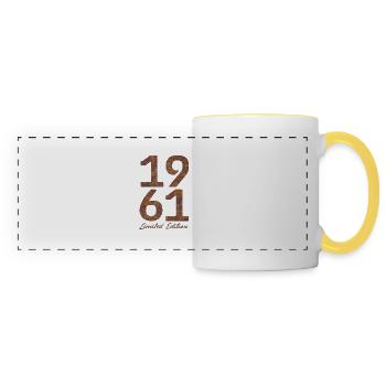 Vintage 1961 Limited Edition Rust Look - Panoramic Mug - white/yellow - Front