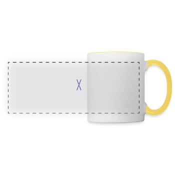 Kidney Transplant Donation Organ Donor - Panoramic Mug - white/yellow - Front