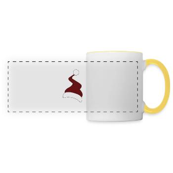 Noël - Mug panoramique contrasté et blanc - blanc/jaune - Devant