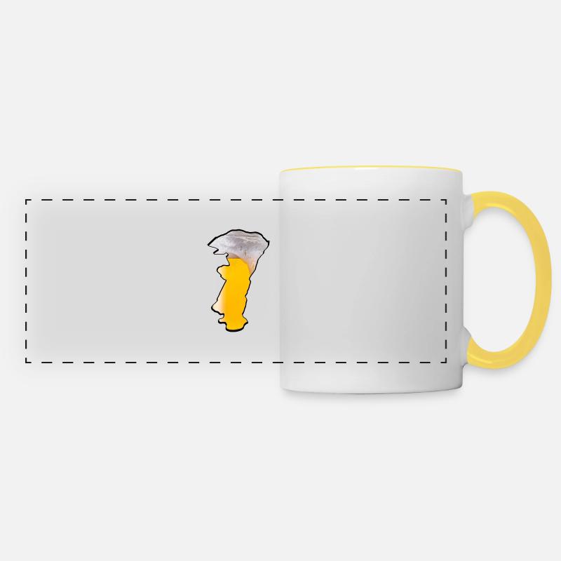 Alsace Beer - Panoramic Mug - white/yellow