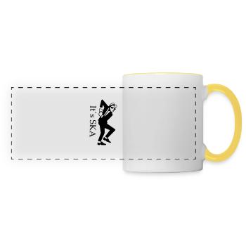 its_ska - Panoramic Mug - white/yellow - Front
