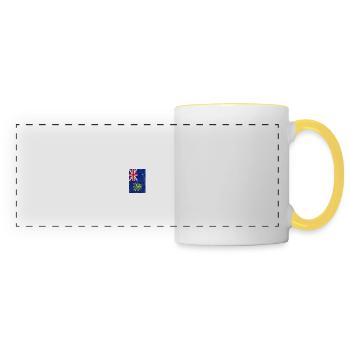 Pitcairn Islands - Panoramic Mug - white/yellow - Front