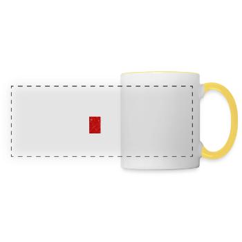 Union soviétique - Mug panoramique contrasté et blanc - blanc/jaune - Devant