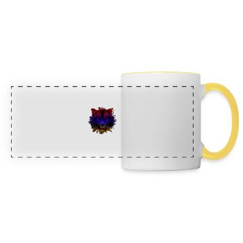 Arménie - Mug panoramique contrasté et blanc - blanc/jaune - Devant