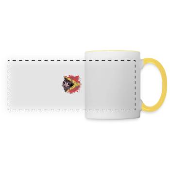East Timor - Panoramic Mug - white/yellow - Front