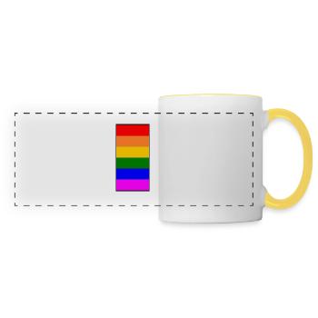 Lgbt - Panoramic Mug - white/yellow - Front