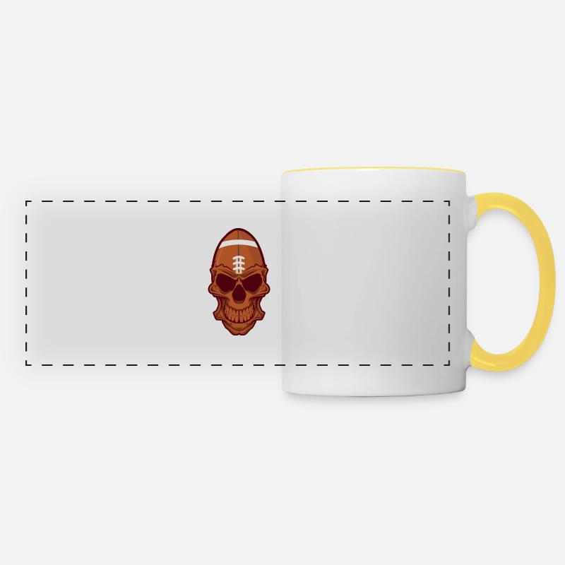 Sports - Panoramic Mug - white/yellow