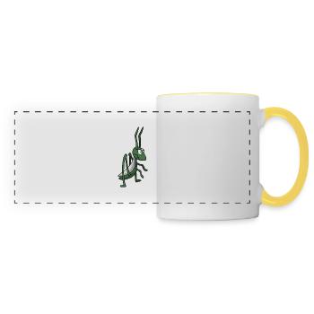 Grasshopper - Panoramic Mug - white/yellow - Front