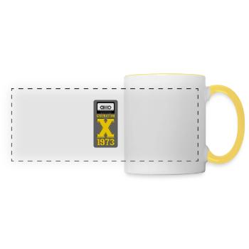 1973 Generation X Punk - Panoramic Mug - white/yellow - Front