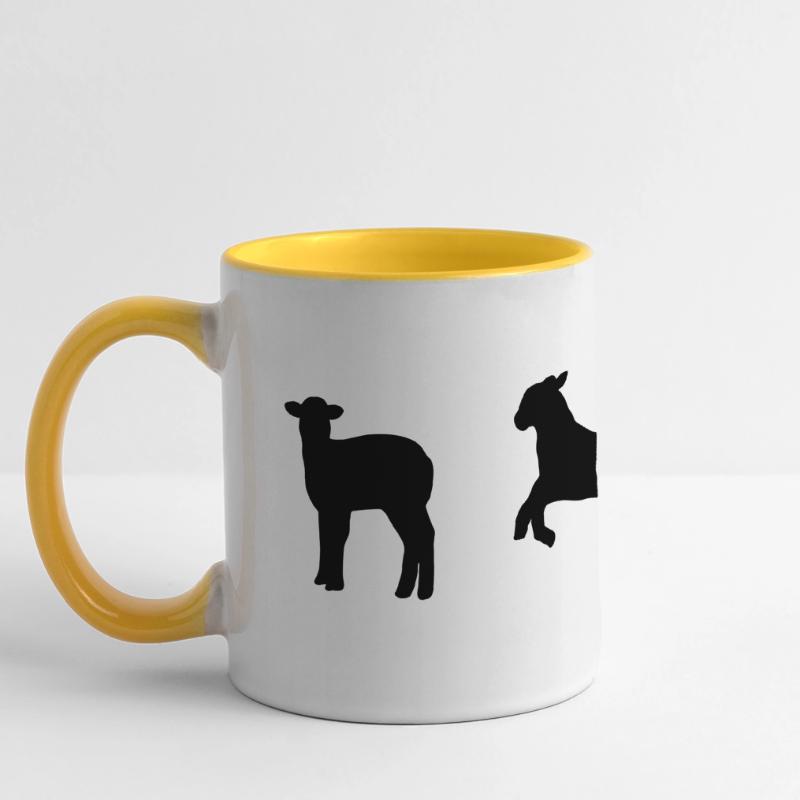 agnello, agnelli Tazza panoramica