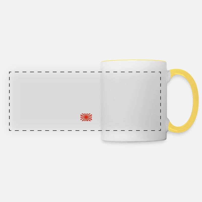 JDM PRELUDE Made in Japan - Panoramic Mug - white/yellow