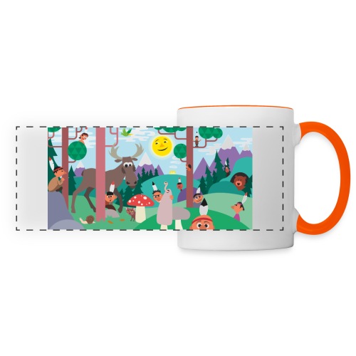 Little Indians jpg - Panoramic Mug