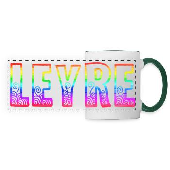 leyre rs regenbogen - Panoramatasse - Weiß/Dunkelgrün - Vorne