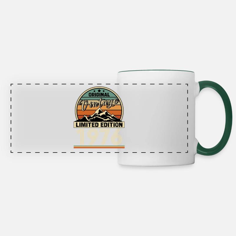 1976 - Panoramic Mug - white/dark green