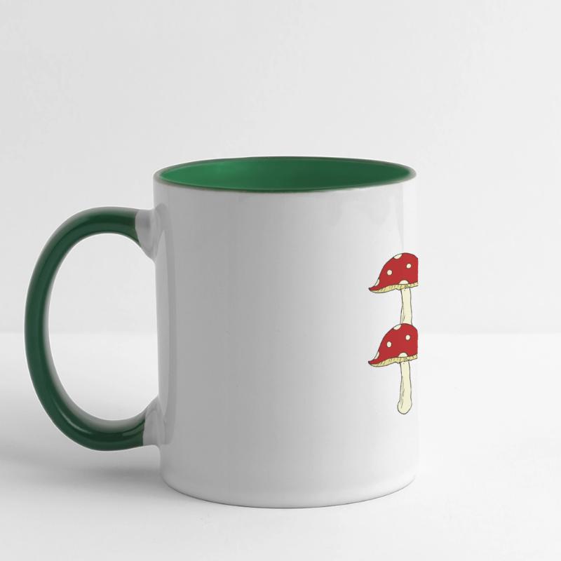 Toadstool 4pcs Panoramic Mug