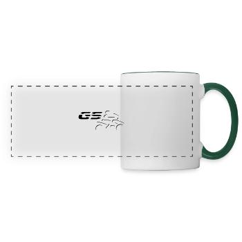 Logo GS-Fahrer Nr. 3 | black - Panoramatasse - Weiß/Dunkelgrün - Vorne