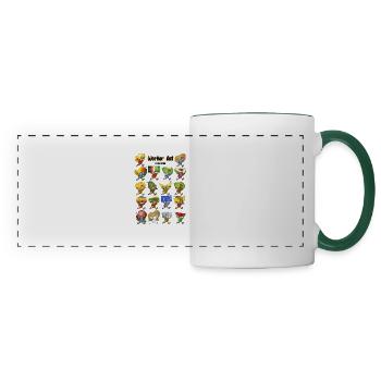 Worker ants collection - Panoramic Mug - white/dark green - Front