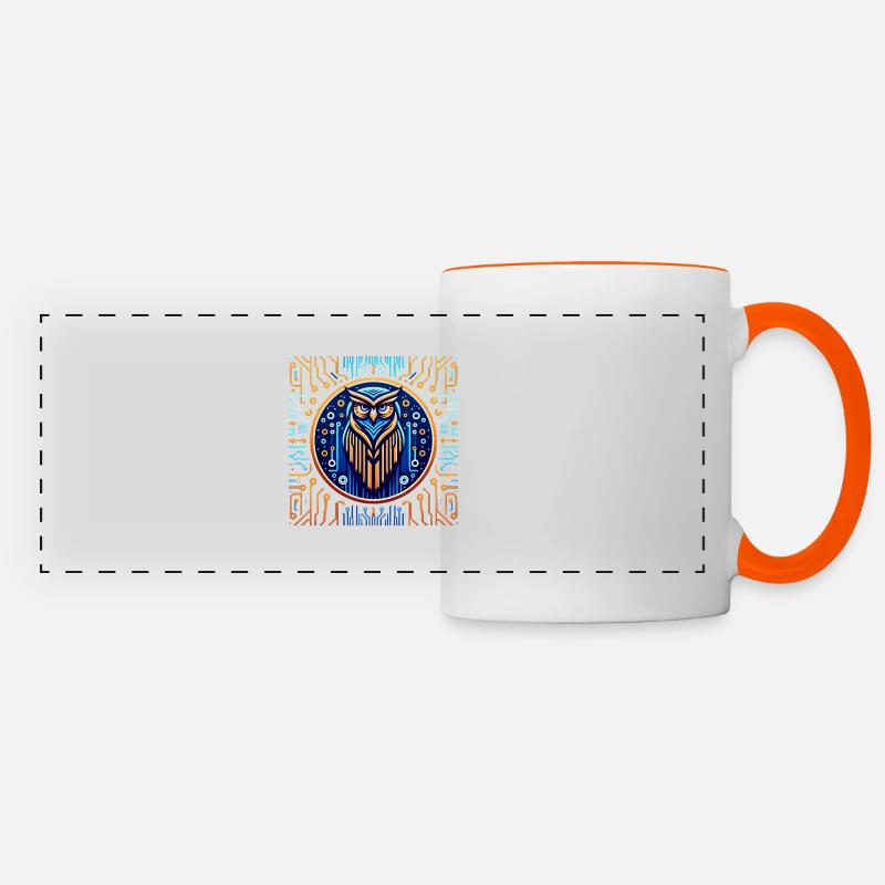 DigitWeissheit - Panoramic Mug - white/orange