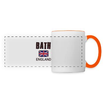 Bath, England - Panoramic Mug - white/orange - Front