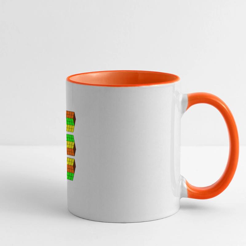 Nerd Geek Cube Geometry Impossible Shape Square Panoramic Mug