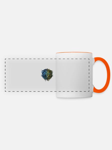 Ruanda - Panoramatasse - Weiß/Orange