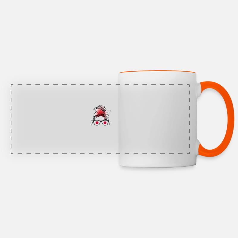 Japan - Panoramic Mug - white/orange