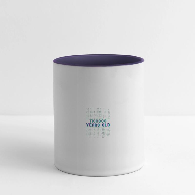96th Birthday 96 years old Binary Code Computer Science Panoramic Mug