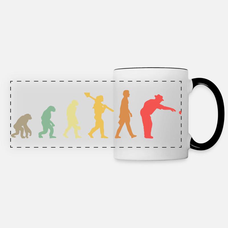 Evolution Boule - Panoramic Mug - white/black