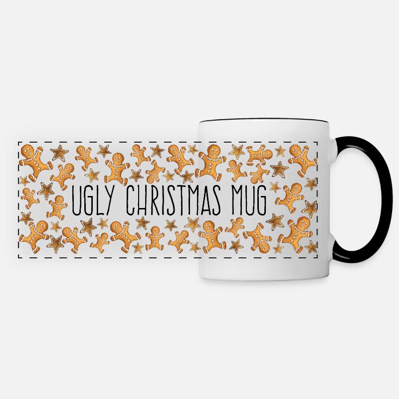 Ugly Christmas Mug - Panoramic Mug - white/black