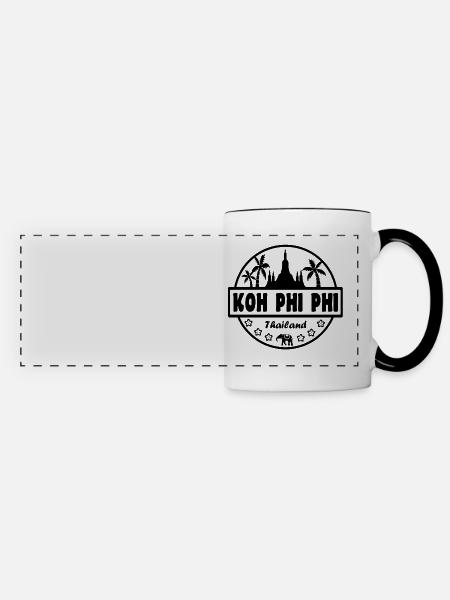 Koh Phi Phi Thailand - Panoramatasse - Weiß/Schwarz