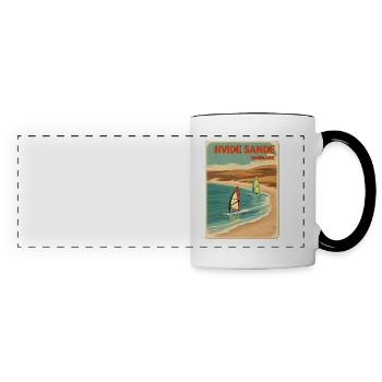 Hvide Sande alternatively Denmark - Panoramic Mug - white/black - Front