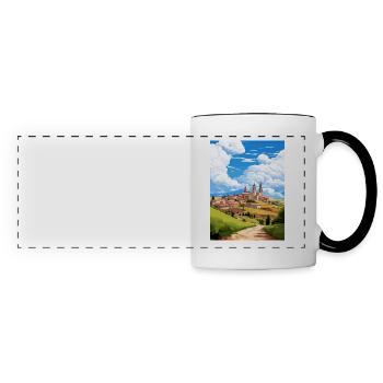 Castilla Y Leon Spain Vintage Travel Poster WPA - Panoramic Mug - white/black - Front
