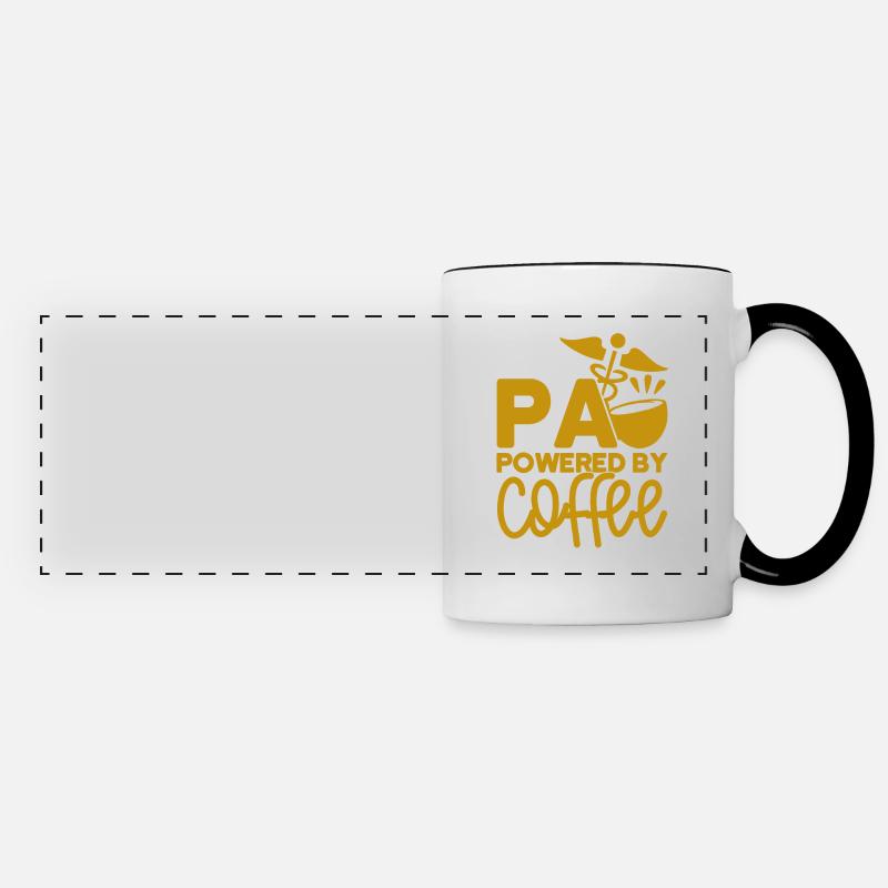 Studium Medizinstudent Assistenzarzt Geschenk - Panoramatasse - Weiß/Schwarz