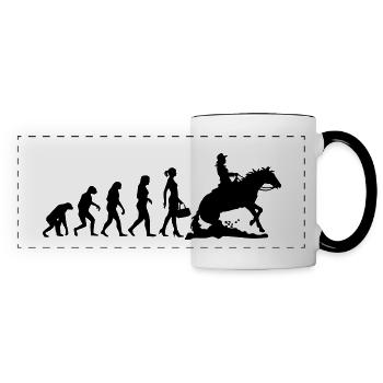Evolution Ladies Western Riding - Panoramatasse - Weiß/Schwarz - Vorne